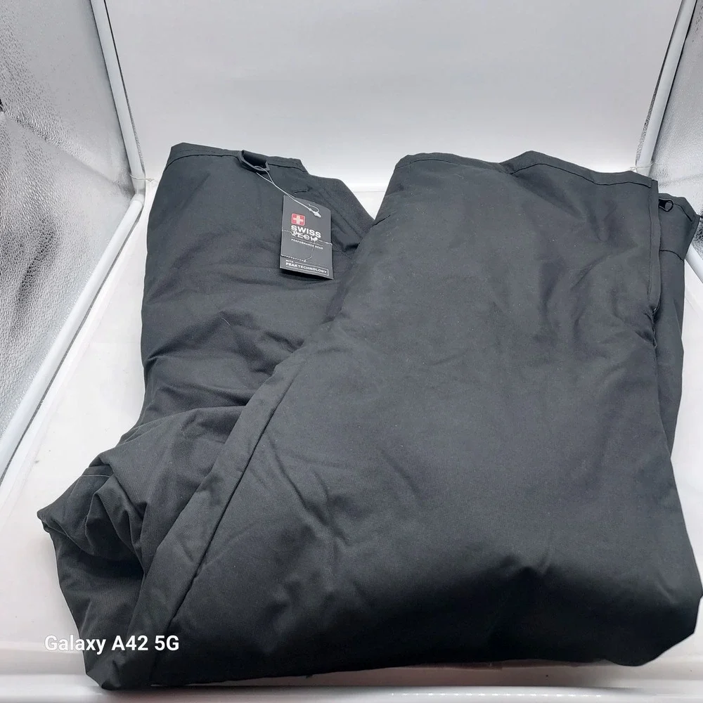 Champion Youth Ski Bib Snow Pants Black‎ M/M 8-10 Waterproof Insulated